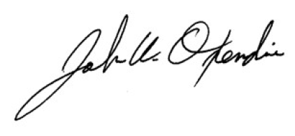 JOHN W. OXENDINE signature
